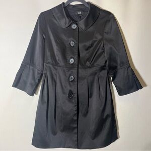 AGB Black Women's Coat Style Overload with a silky feel.